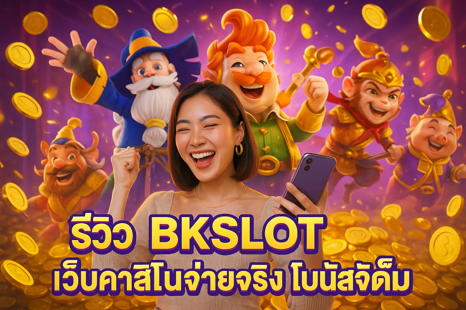 รีวิว BKSLOT เว็บคาสิโนจ่ายจริง โบนัสจัดเต็ม