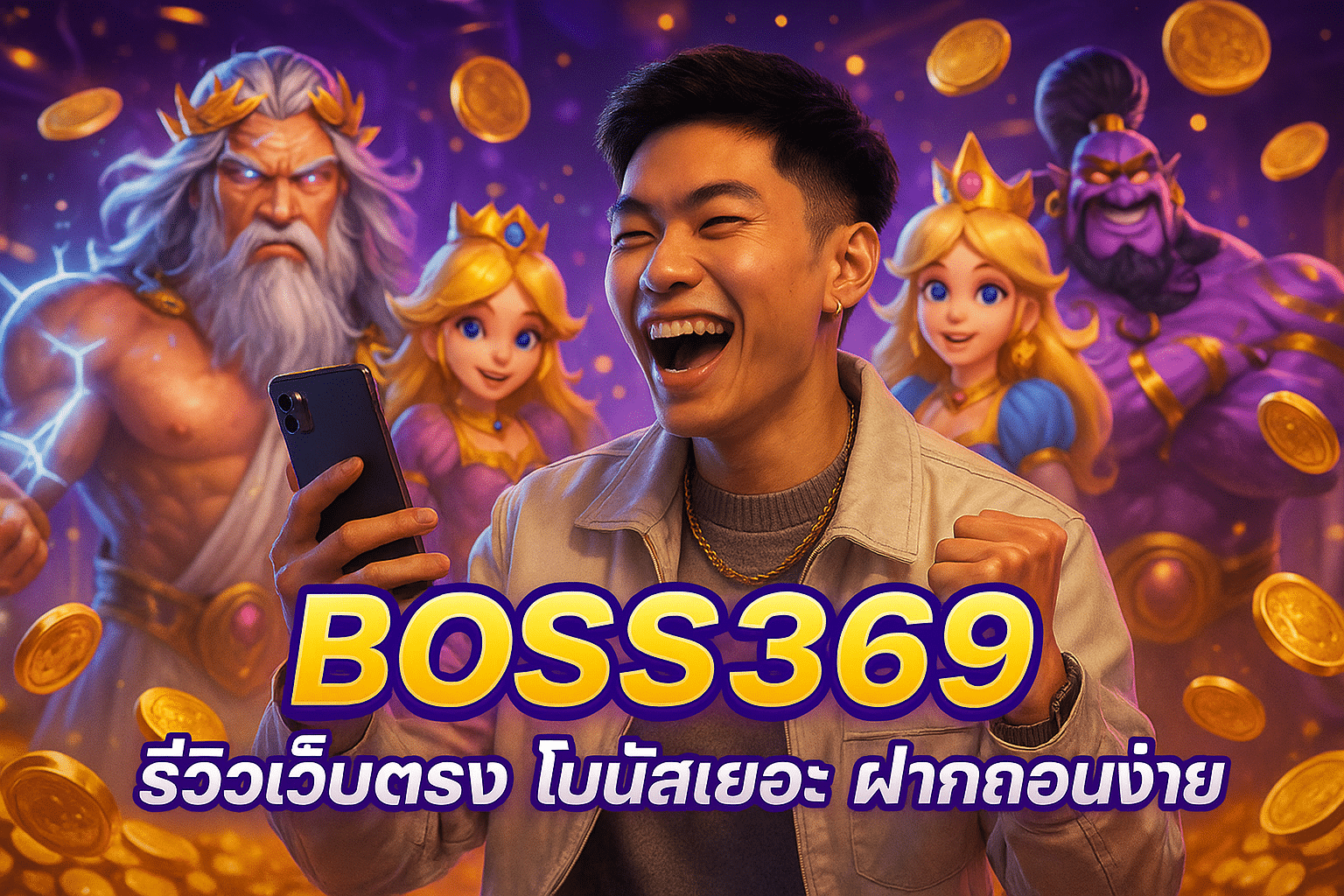 BOSS369 รีวิวเว็บตรง โบนัสเยอะ ฝากถอนง่าย