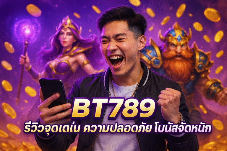 BT789 รีวิวจุดเด่น ความปลอดภัย โบนัสจัดหนัก