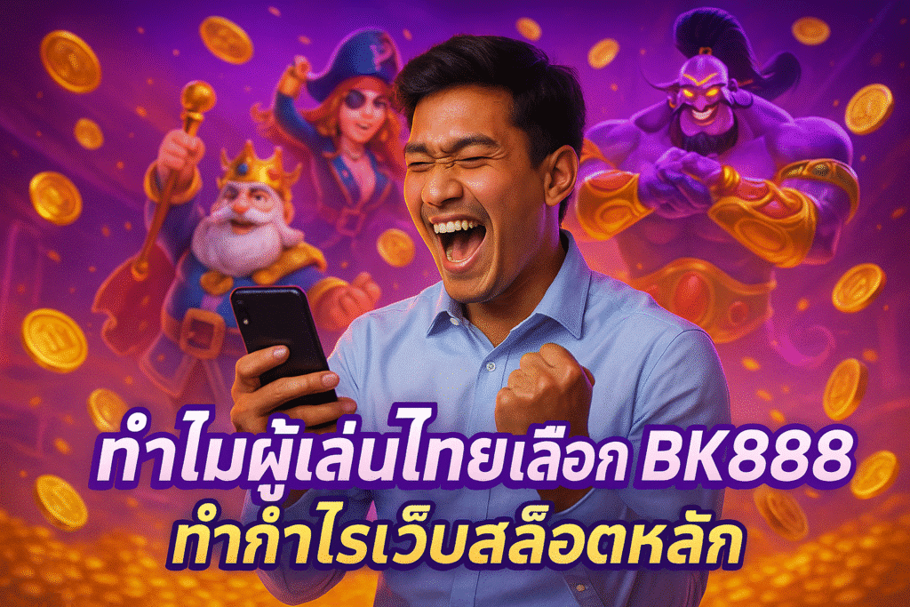 ทำไมผู้เล่นไทยเลือก BK888 ทำกำไรเว็บสล็อตหลัก