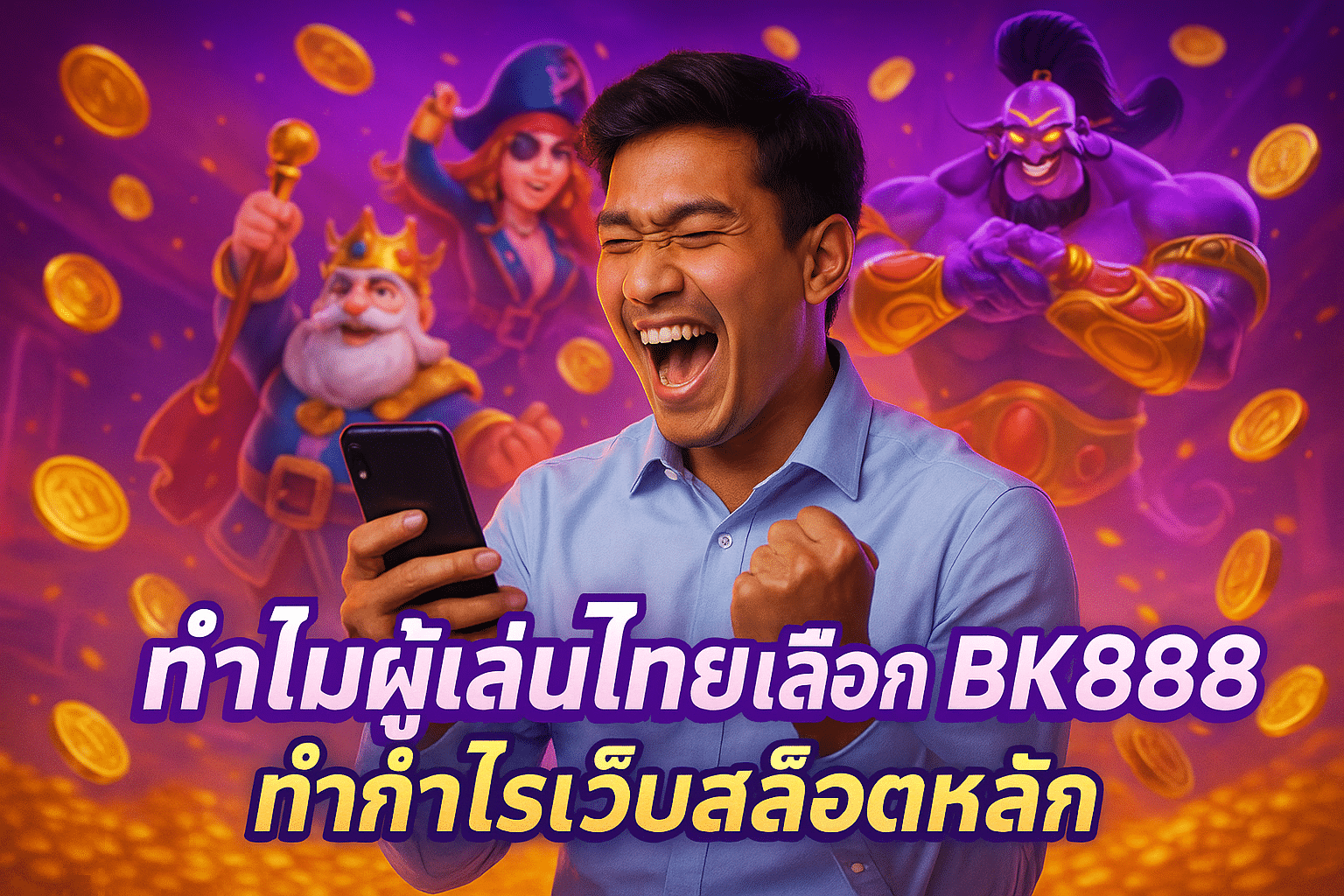 ทำไมผู้เล่นไทยเลือก BK888 ทำกำไรเว็บสล็อตหลัก